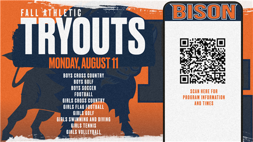 Fall 2025 Athletic Tryout Information